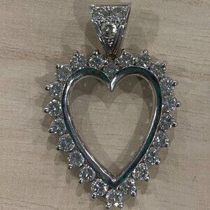 Show Stopping Diamond Heart Pendant